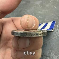 Original British 1882 Egypt Medal Sterling Named Royal Medical Corps HMS Dragon