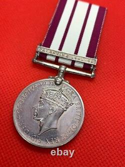 Original British 1915 Naval General Service Medal, Palestine, Royal Marines