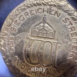 Original Imperial German Boxer Rebellion China 1900-1901 Bronze Medal Germany