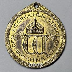 Original Imperial German Boxer Rebellion China 1900-1901 Bronze Medal Germany