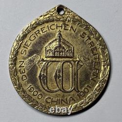 Original Imperial German Boxer Rebellion China 1900-1901 Bronze Medal Germany