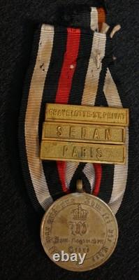 Original Imperial German Prussian Medal Kriegsdenkmünze 1870/71 Sedan Paris