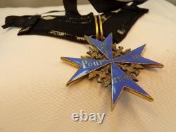 Original Imperial Germany, WW1, Pour le Merite Marked 938 Blue Max Medal