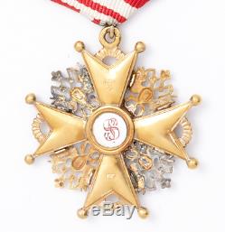 Original Imperial Russian Gold Order of Stanislaus French Legion of Honor Medal