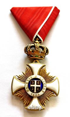 Original Serbia Order of Karadorde's Star 4th Class G. A. Scheid Vienna Silver