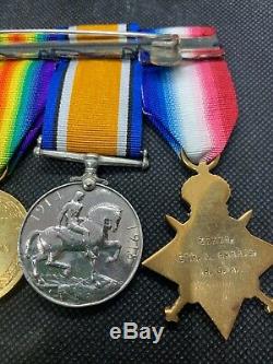 Original WW1 4x Medal Group Named Gunner N Harris Royal Artillery WW2 HG