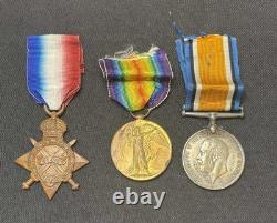 Original WW1 British Medal Grouping 296 Pte. T. Tomlinson Royal Fusiliers