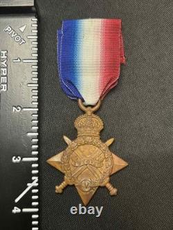 Original WW1 British Medal Grouping 296 Pte. T. Tomlinson Royal Fusiliers