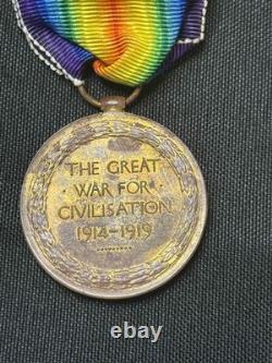 Original WW1 British Medal Grouping 296 Pte. T. Tomlinson Royal Fusiliers