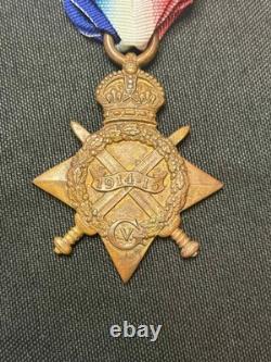 Original WW1 British Medal Grouping 296 Pte. T. Tomlinson Royal Fusiliers