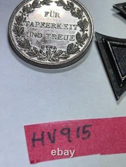Original WW1 Imperial German Army Iron Cross & Württemberg Bravery Medal 1917