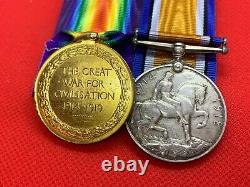 Original WW1 Medal Pair, Officer, Lt. T. C. R. Murphy, Imperial Light Horse