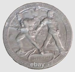 Original WWI Imperial Austrian 1917 Medal Gift KuK Infantry Regiment Vienna Nr24
