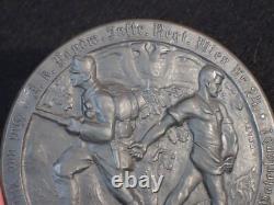 Original WWI Imperial Austrian 1917 Medal Gift KuK Infantry Regiment Vienna Nr24