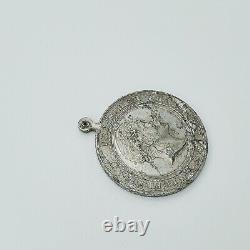 Original Willhelm Kaiser 1894 German Royal Theater Wiesbaden medal token pendant