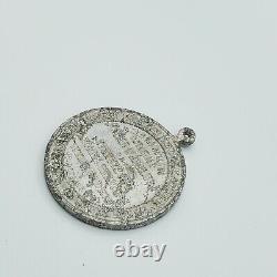 Original Willhelm Kaiser 1894 German Royal Theater Wiesbaden medal token pendant