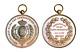 P028, Belgium, Antwerp, 1907 Bronze Medal, Bee Hive, Apiculture, Royal Guild, RR