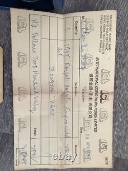 POBJOY 1977 ROYAL SALUTE JUBILEE FOUR MEDAL SET Read The Receipt