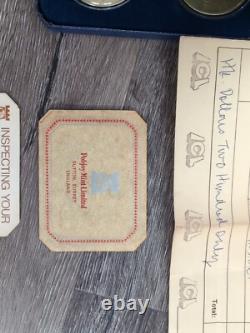 POBJOY 1977 ROYAL SALUTE JUBILEE FOUR MEDAL SET Read The Receipt