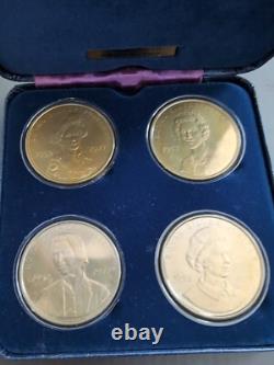 POBJOY 1977 ROYAL SALUTE JUBILEE FOUR MEDAL SET Read The Receipt