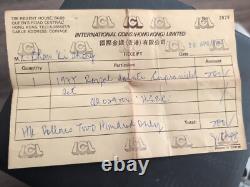 POBJOY 1977 ROYAL SALUTE JUBILEE FOUR MEDAL SET Read The Receipt