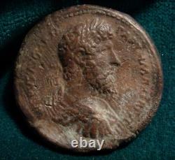 Paduan Ancient Ae Sestertius Medallion Lucius Verus Rare