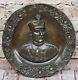 Pahlavi Dynasty. Reza Shah. Bronze Medallion. Rare Hand Made Masterpiece Deal