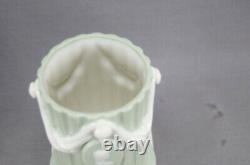 Pair of Royal Worcester Neoclassical Celadon Green Glaze Spill Vases C. 1862-1875