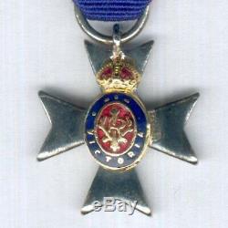 Period Miniature Royal Victorian Order, Member (M. V. O.), silver and enamel