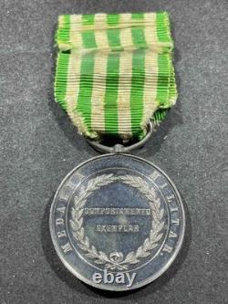 Pre WW1 WWI 1863 Imperial Portuguese Army Military Exemplary Behavior Medal