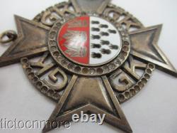 Pre-wwi Imperial Wappen Von Koln Cologne Knights Cross Medal. 935 Silver