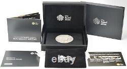 Pure Silver 250g Royal Mint Benedetto Pistrucci Battle of Waterloo Medal RARE