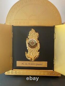 Qatar Doha Royal Emiri Guard Presentation Gift Medal Medallion Plaque Badge
