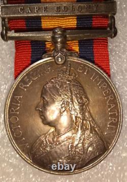 Queen's South Africa Medal 1899-1902 (4) clasps Manhire, Royal Horse Artillery
