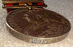 Queen's South Africa Medal 1899-1902 (4) clasps Manhire, Royal Horse Artillery