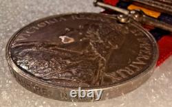 Queen's South Africa Medal 1899-1902 (4) clasps Manhire, Royal Horse Artillery