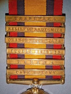 Queen's South Africa Medal, 1899-1902 to Royal Dublin Fusiliers, Wounded