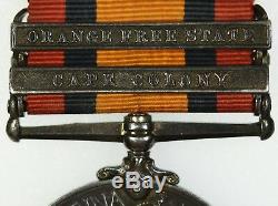Queens South Africa Medal 2 Bars To 3423 PTE. W. CROWLEY. 5TH ROYAL FUSILIERS