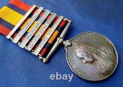 Queens South Africa Medal. Wright. 86th Howitzer Battery Royal Field Artillery
