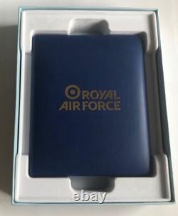 RAF A GLORIOUS HISTORY OF THE ROYAL AIR FORCE 24CT GOLD PLATED 75mm MEDAL