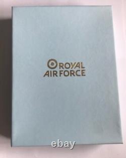 RAF A GLORIOUS HISTORY OF THE ROYAL AIR FORCE 24CT GOLD PLATED 75mm MEDAL