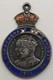 RARE 1911 CORONATION MEDAL OF KING GEORGE V & QUEEN MARY SILVER ENAMELLED JD&Co