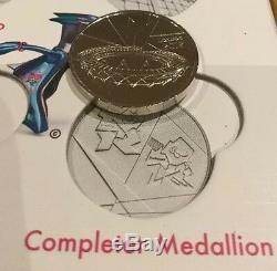 RARE AND UNIQUE Olympic 50p Royal Mint Folder Includes Medal Winners Signature