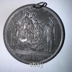 RARE BRITISH CORONATION MEDAL 1831 William IIII (IV) & Adelaide UNC COBM-4501
