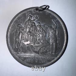 RARE BRITISH CORONATION MEDAL 1831 William IIII (IV) & Adelaide UNC COBM-4501