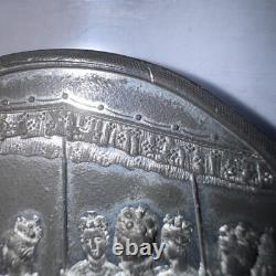 RARE BRITISH CORONATION MEDAL 1838 Queen Victoria Large Antique COBM-4507
