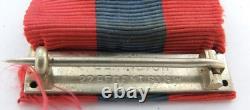 RARE Edward VII Medal Imperial Service Order in Silver & Enamel, Unnamed