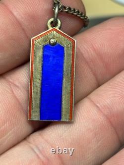 RARE Enamel IMPERIAL RUSSIAN Kiev Military Epaulet ORDER Medal JETON Badge NAMED