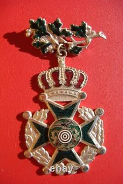 RARE GERMAN Royal Order KING OF THE SHOOTING ARMS AWARD MEDAL BADGE 1956/1957
