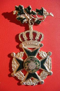 RARE GERMAN Royal Order KING OF THE SHOOTING ARMS AWARD MEDAL BADGE 1956/1957